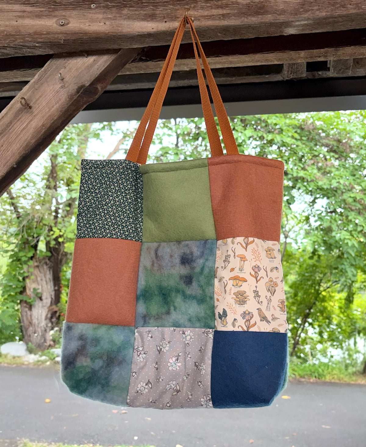 Fall Foliage Quilted Tote