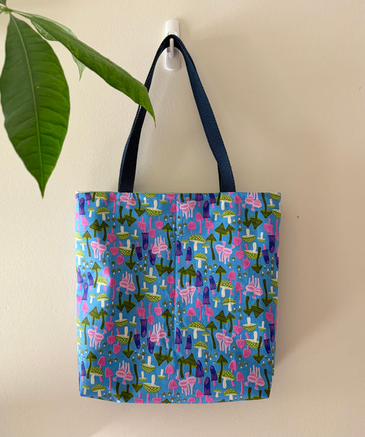 Mini Tote- Mushroom Mania