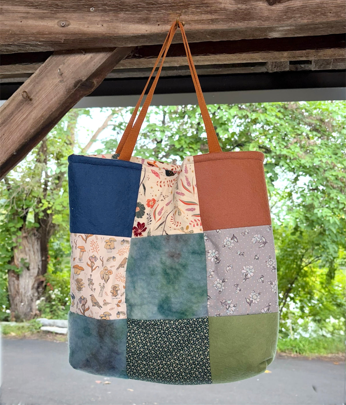Fall Foliage Quilted Tote